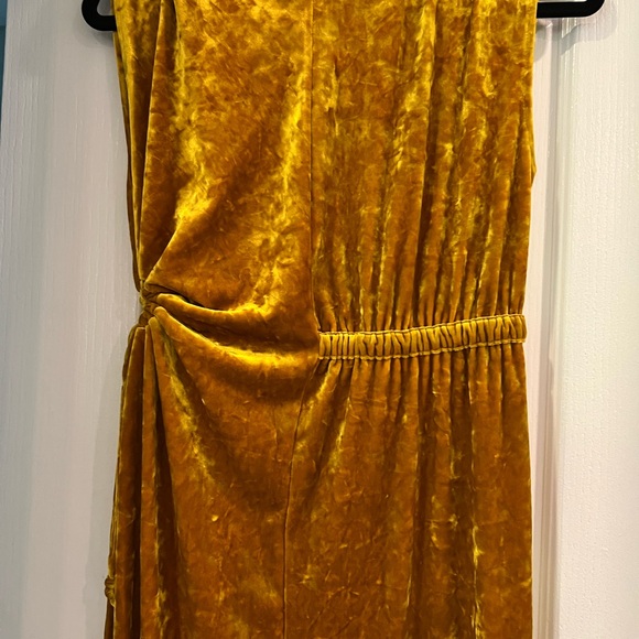 MIDI TOPSHOP VALVET DRESS - Picture 3 of 7